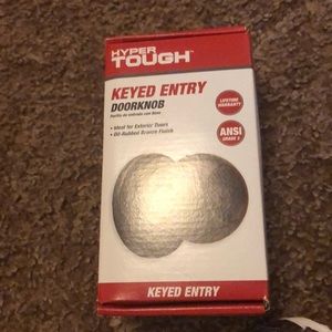 Hyper tough keyed entry door knob